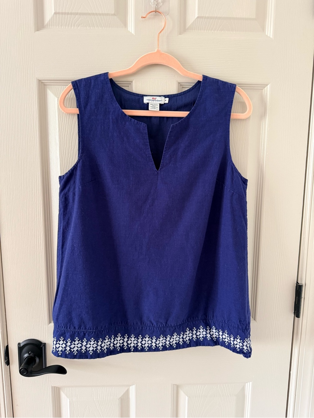 Vineyard Vines Navy Blue Cotton Top